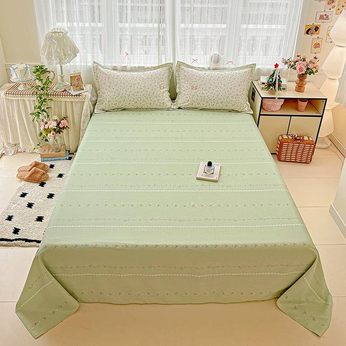 91家纺网 家纺一手货源 找家纺 （总）依庭2025新款12868全棉纯棉单床单单品床单床单单件