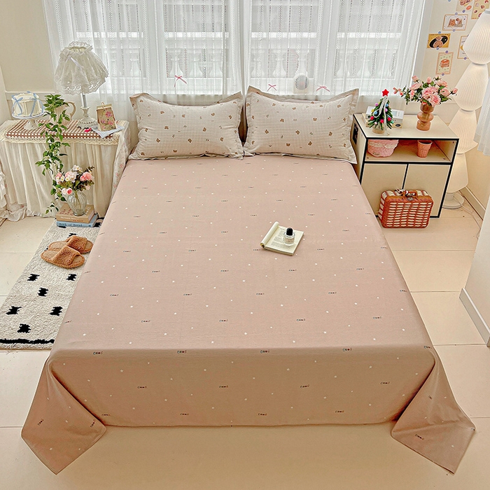 91家纺网 家纺一手货源 找家纺 （总）依庭2025新款12868全棉纯棉单床单单品床单床单单件