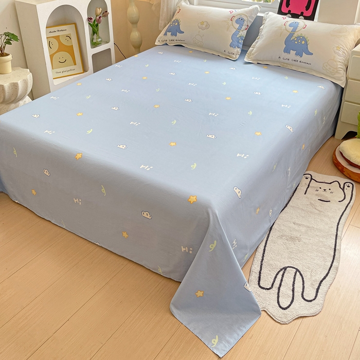 91家纺网 家纺一手货源 找家纺 （总）依庭2025新款12868全棉纯棉单床单单品床单床单单件