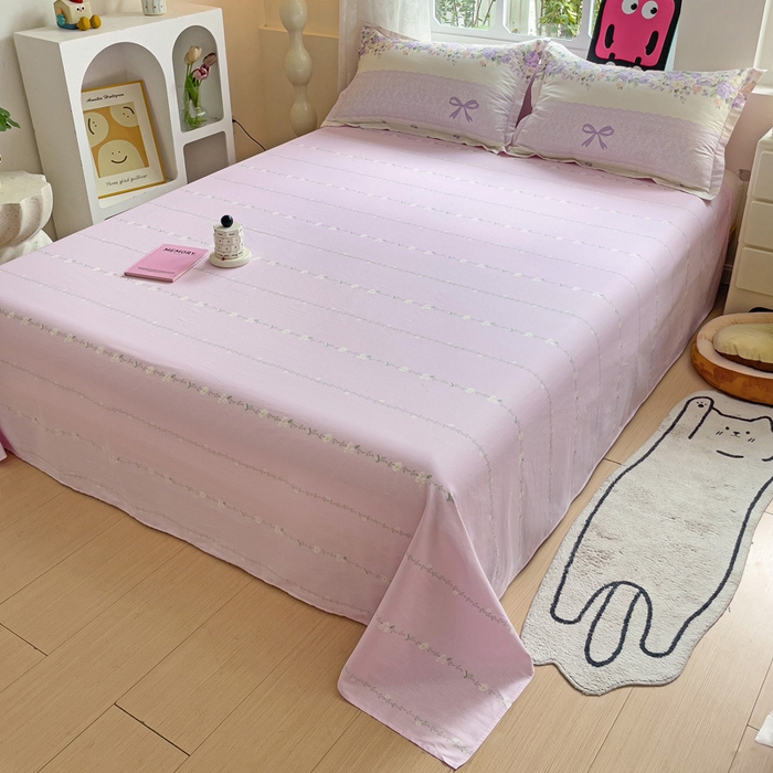 91家纺网 家纺一手货源 找家纺 （总）依庭2025新款12868全棉纯棉单床单单品床单床单单件