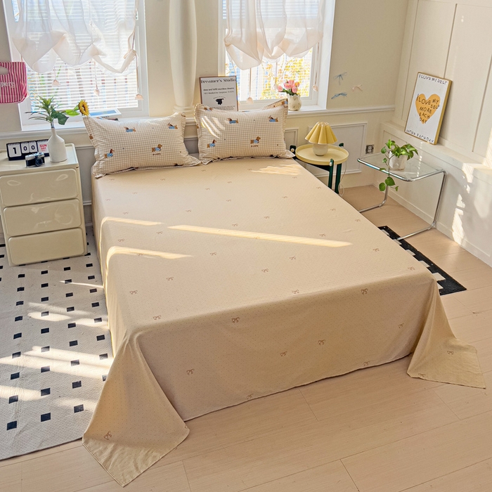 91家纺网 家纺一手货源 找家纺 （总）依庭2025新款12868全棉纯棉单床单单品床单床单单件