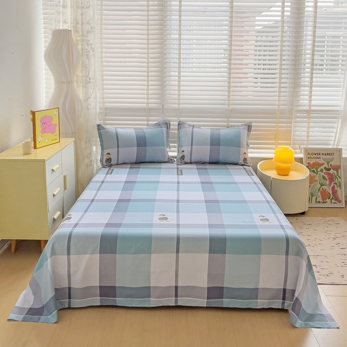 91家纺网 家纺一手货源 找家纺 （总）依庭2025新款12868全棉纯棉单床单单品床单床单单件