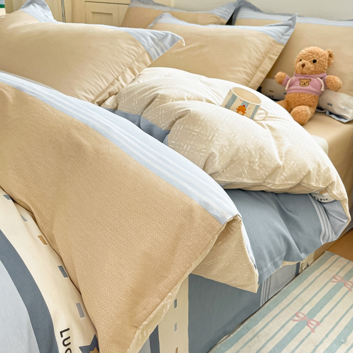 91家纺网 家纺一手货源 找家纺 （总）菲梵家纺 2025新款全棉印花系列四件套