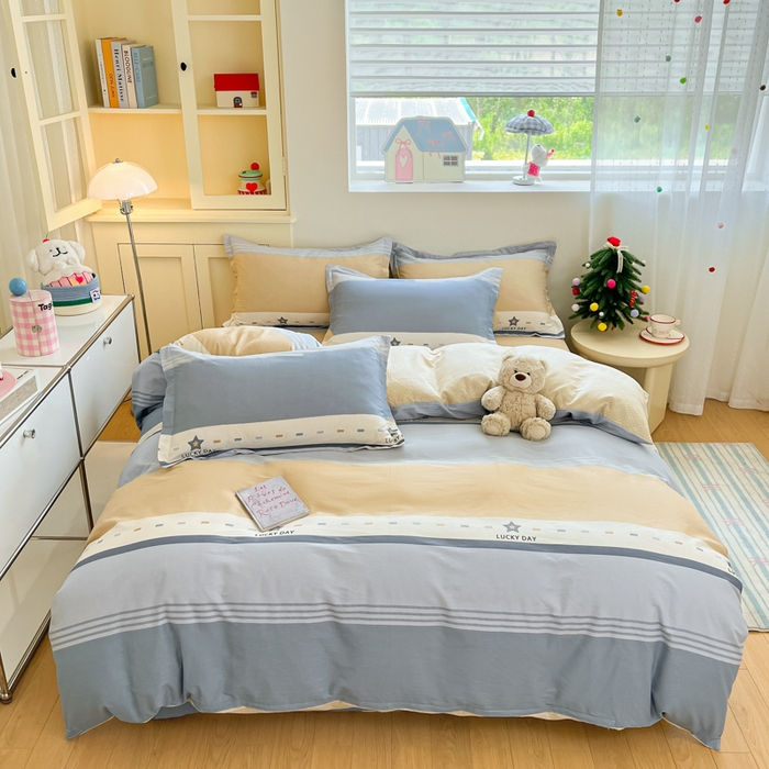 91家纺网 家纺一手货源 找家纺 （总）菲梵家纺 2025新款全棉印花系列四件套