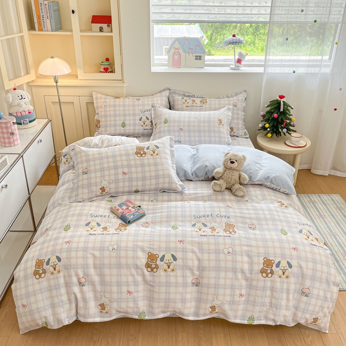 91家纺网 家纺一手货源 找家纺 （总）菲梵家纺 2025新款全棉印花系列四件套