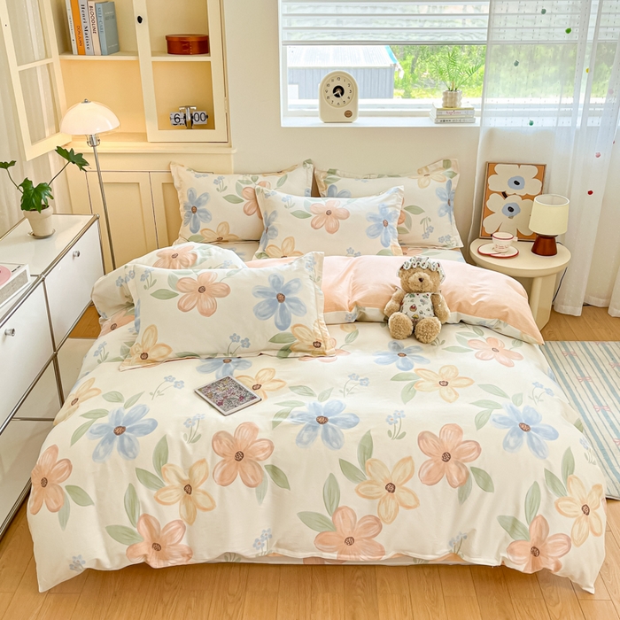 91家纺网 家纺一手货源 找家纺 （总）菲梵家纺 2025新款全棉印花系列四件套