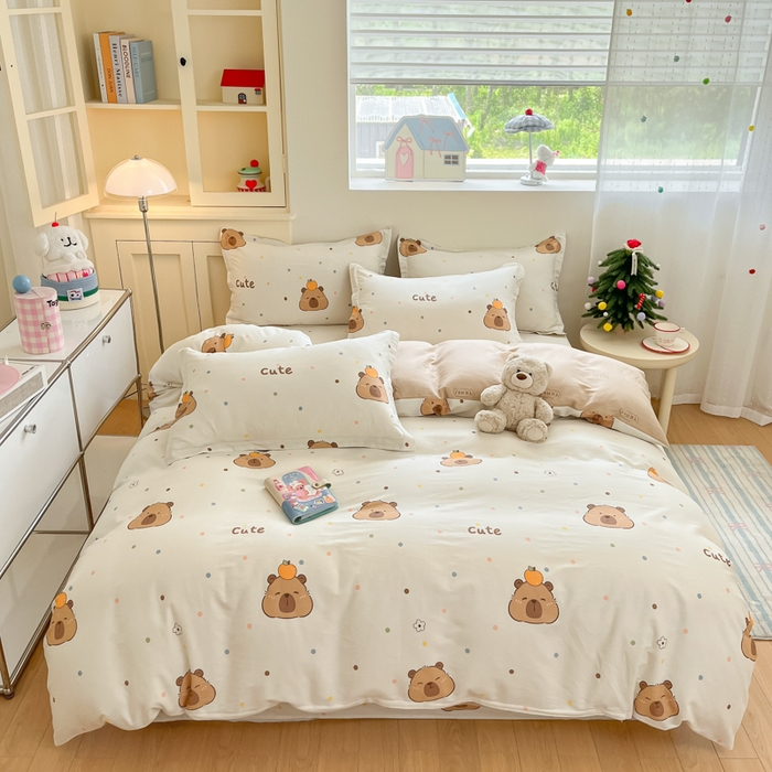 91家纺网 家纺一手货源 找家纺 （总）菲梵家纺 2025新款全棉印花系列四件套