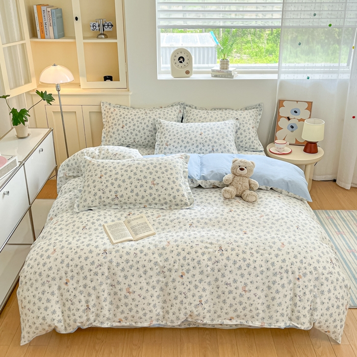 91家纺网 家纺一手货源 找家纺 （总）菲梵家纺 2025新款全棉印花系列四件套