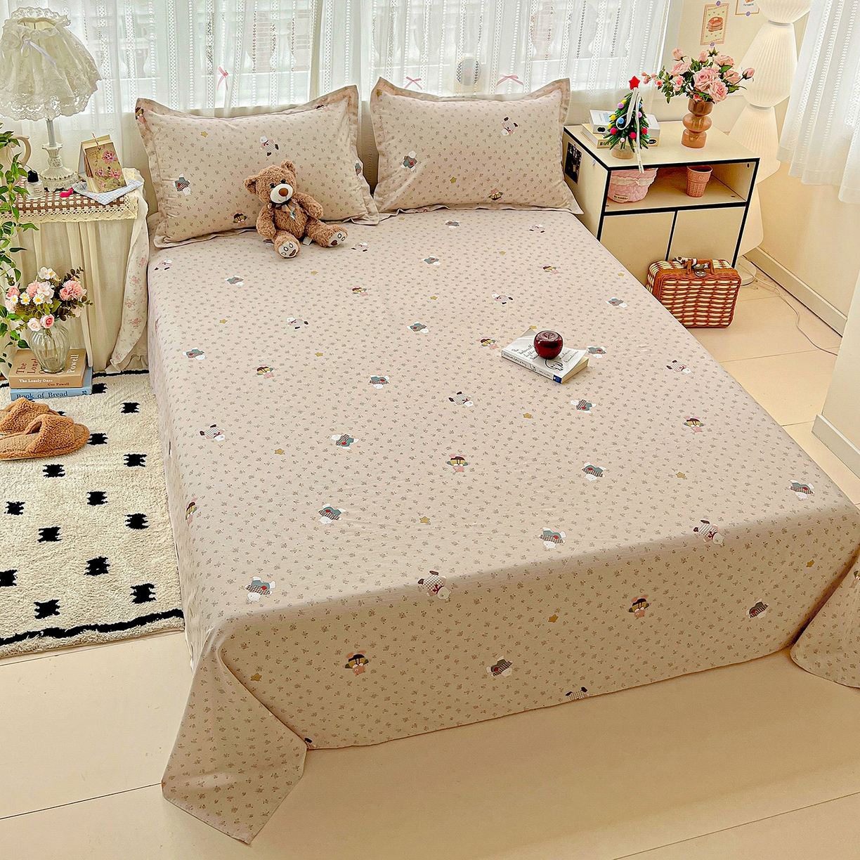 91家纺网 家纺一手货源 找家纺 （总）依庭2025新款12868全棉纯棉单床单单品床单床单单件