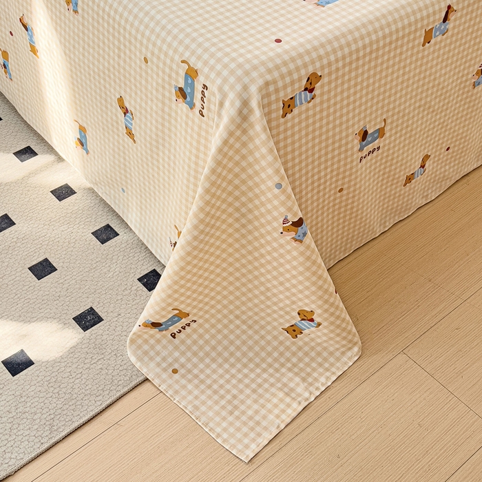 91家纺网 家纺一手货源 找家纺 依庭2025新款12868全棉纯棉单床单单品床单床单单件 奇幻曲