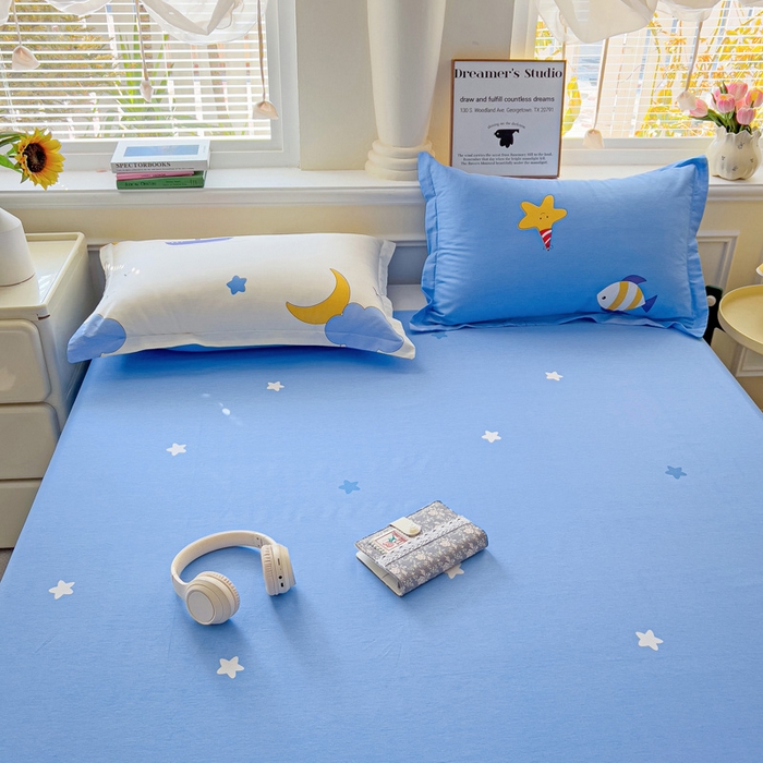 91家纺网 家纺一手货源 找家纺 依庭2025新款12868全棉纯棉单床单单品床单床单单件 抒情花季