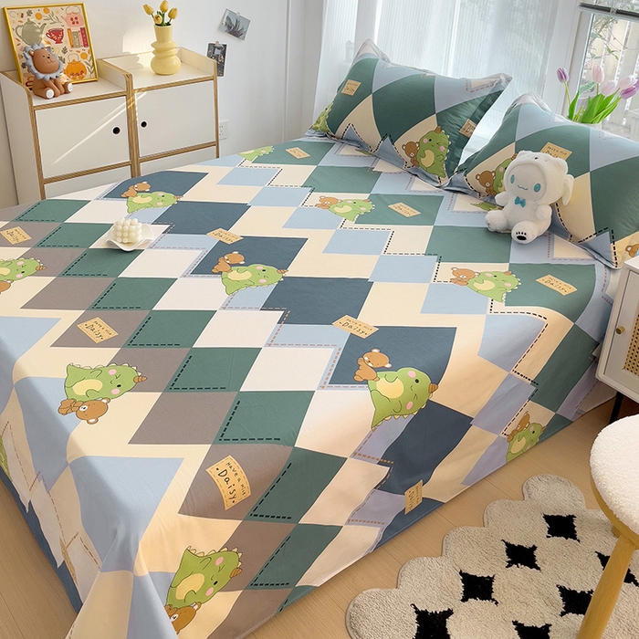 91家纺网 家纺一手货源 找家纺 依庭2025新款12868全棉纯棉单床单单品床单床单单件 探索星球-B