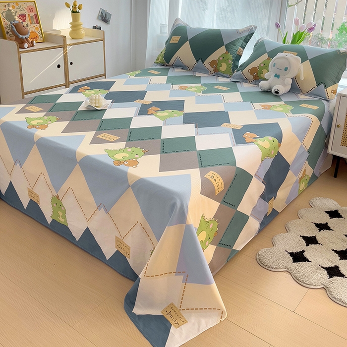 91家纺网 家纺一手货源 找家纺 依庭2025新款12868全棉纯棉单床单单品床单床单单件 探索星球-B