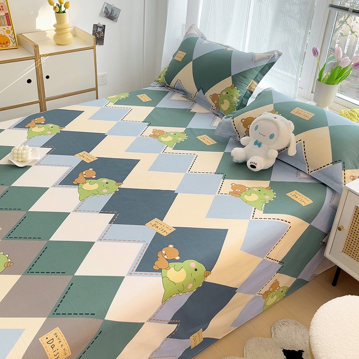 91家纺网 家纺一手货源 找家纺 依庭2025新款12868全棉纯棉单床单单品床单床单单件 探索星球-B