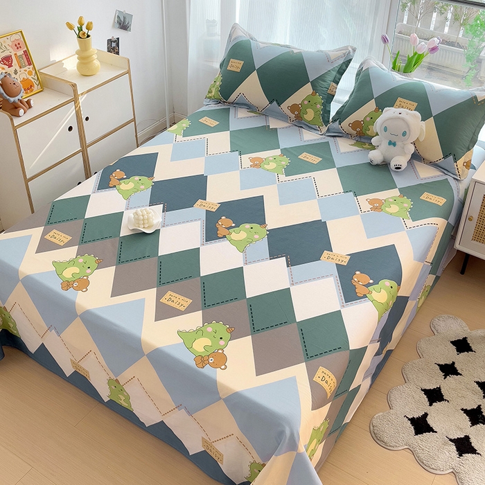 91家纺网 家纺一手货源 找家纺 依庭2025新款12868全棉纯棉单床单单品床单床单单件 探索星球-B