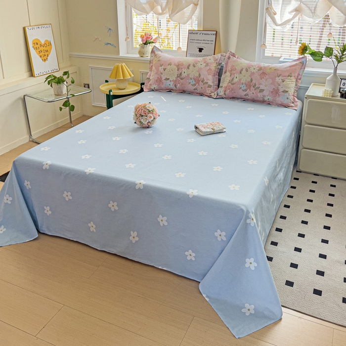 91家纺网 家纺一手货源 找家纺 依庭2025新款12868全棉纯棉单床单单品床单床单单件 晚安宝贝