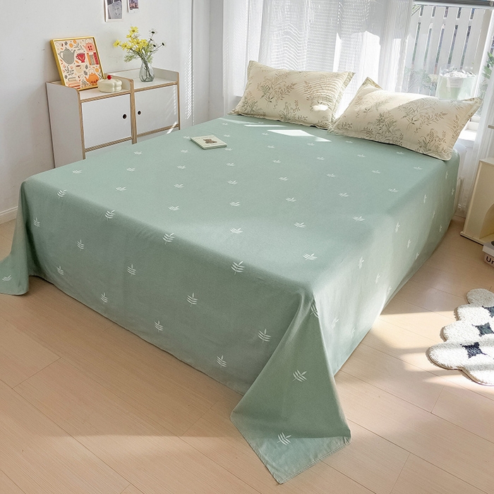 91家纺网 家纺一手货源 找家纺 依庭2025新款12868全棉纯棉单床单单品床单床单单件 晚色芳莲-B版