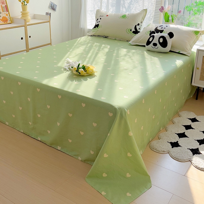 91家纺网 家纺一手货源 找家纺 依庭2025新款12868全棉纯棉单床单单品床单床单单件 幸运星