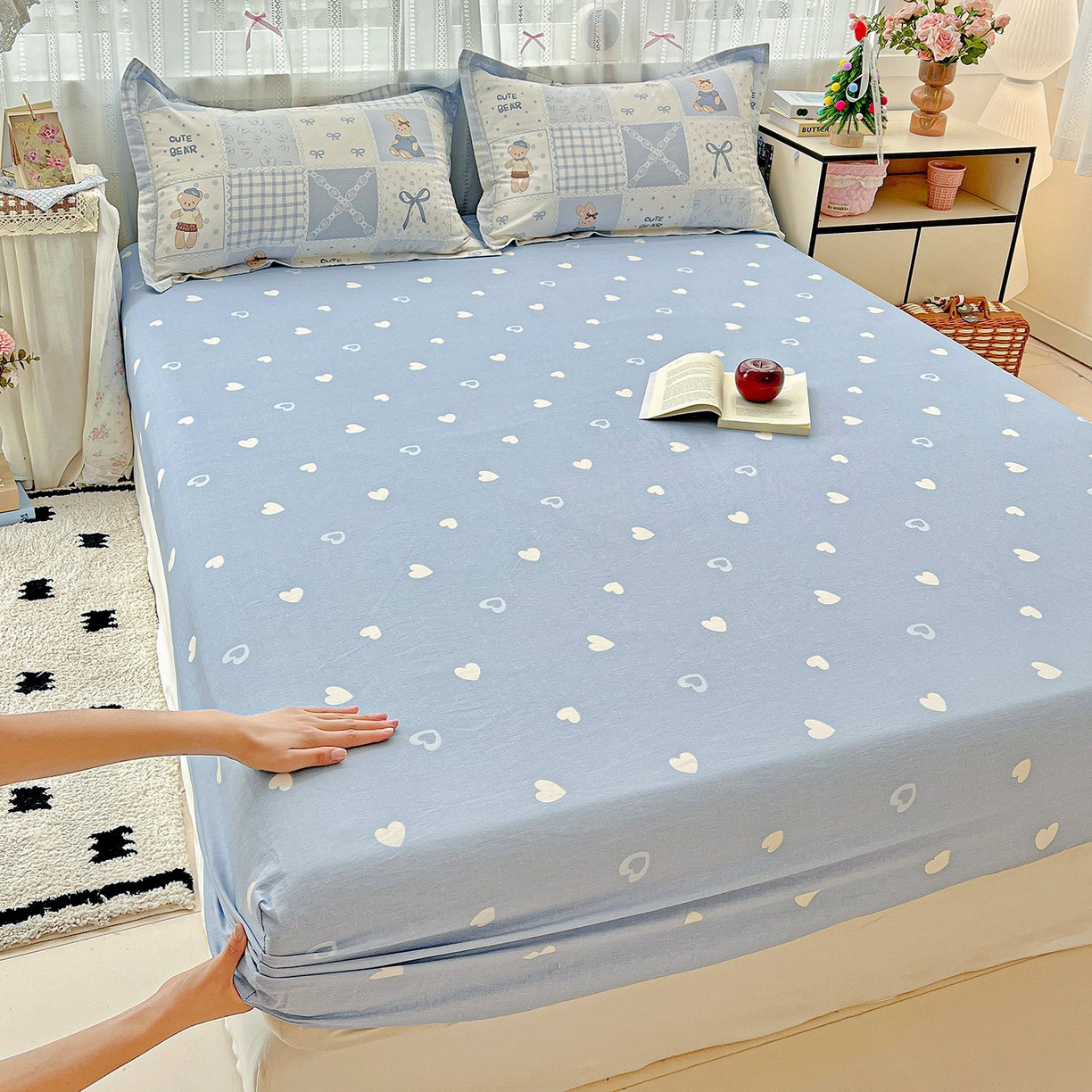 91家纺网 家纺一手货源 找家纺 （总）依庭2025新款12868全棉纯棉单床笠单品床笠床笠单件