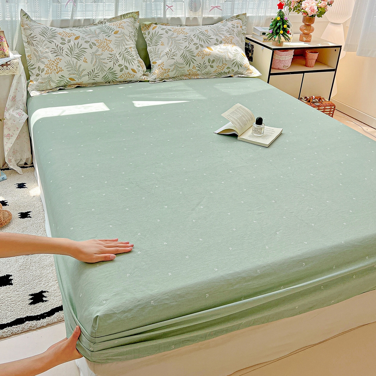 91家纺网 家纺一手货源 找家纺 （总）依庭2025新款12868全棉纯棉单床笠单品床笠床笠单件