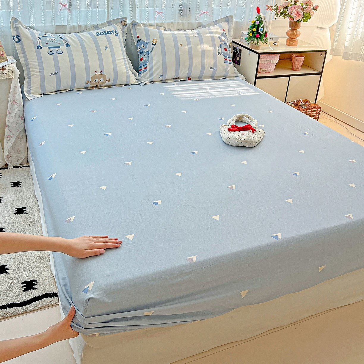 91家纺网 家纺一手货源 找家纺 （总）依庭2025新款12868全棉纯棉单床笠单品床笠床笠单件