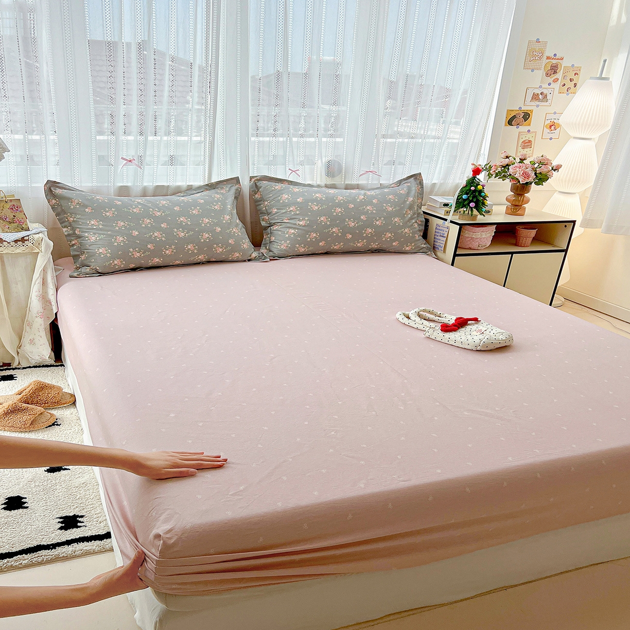 91家纺网 家纺一手货源 找家纺 （总）依庭2025新款12868全棉纯棉单床笠单品床笠床笠单件