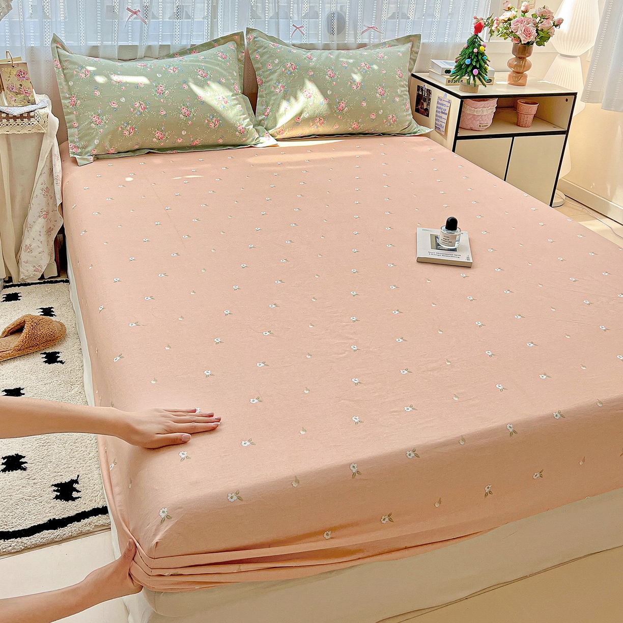 91家纺网 家纺一手货源 找家纺 （总）依庭2025新款12868全棉纯棉单床笠单品床笠床笠单件