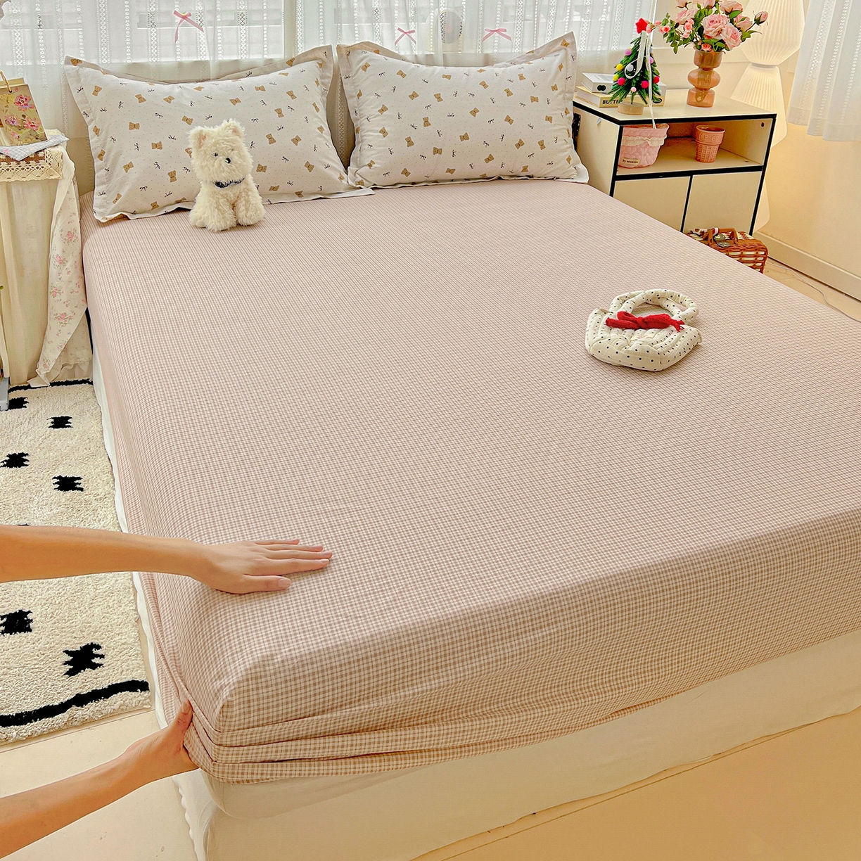 91家纺网 家纺一手货源 找家纺 （总）依庭2025新款12868全棉纯棉单床笠单品床笠床笠单件