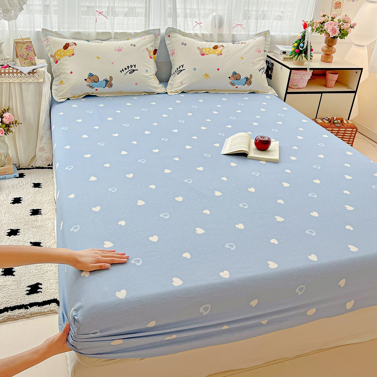 91家纺网 家纺一手货源 找家纺 （总）依庭2025新款12868全棉纯棉单床笠单品床笠床笠单件