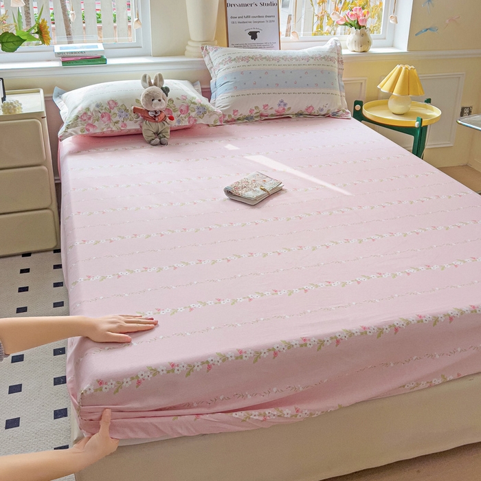 91家纺网 家纺一手货源 找家纺 （总）依庭2025新款12868全棉纯棉单床笠单品床笠床笠单件