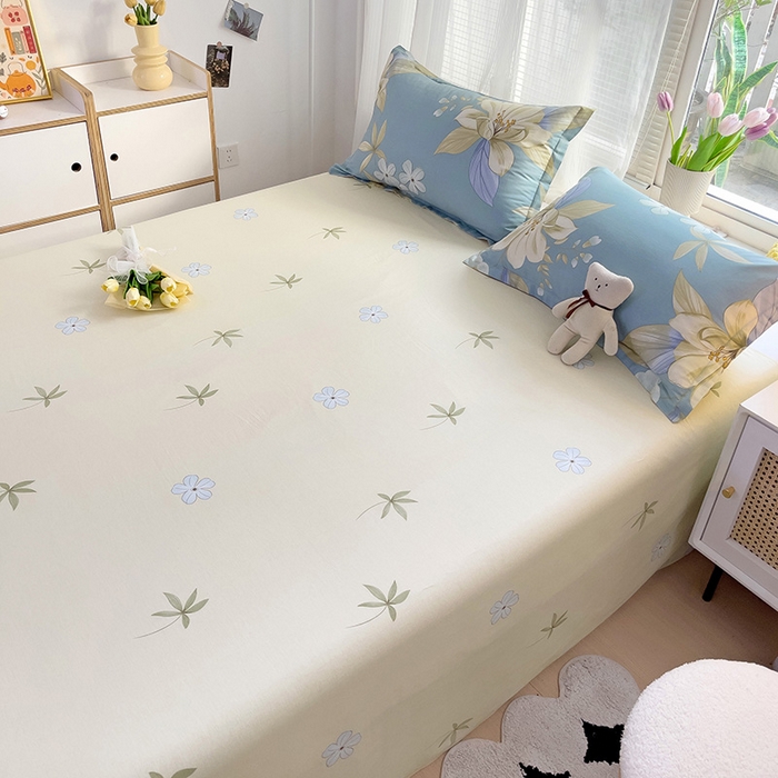 91家纺网 家纺一手货源 找家纺 依庭2025新款12868全棉纯棉单床单单品床单床单单件 雅韵花香