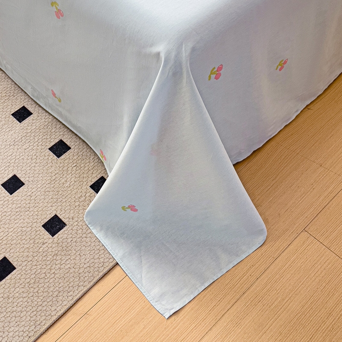 91家纺网 家纺一手货源 找家纺 依庭2025新款12868全棉纯棉单床单单品床单床单单件 芋泥小狗