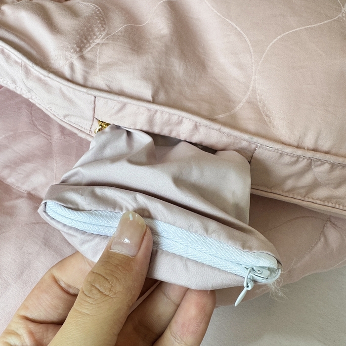 91家纺网 家纺一手货源 找家纺 （总）静若居羽绒被壳 2025新款全棉双层静音羽绒被壳自充绒羽绒被壳-波浪花