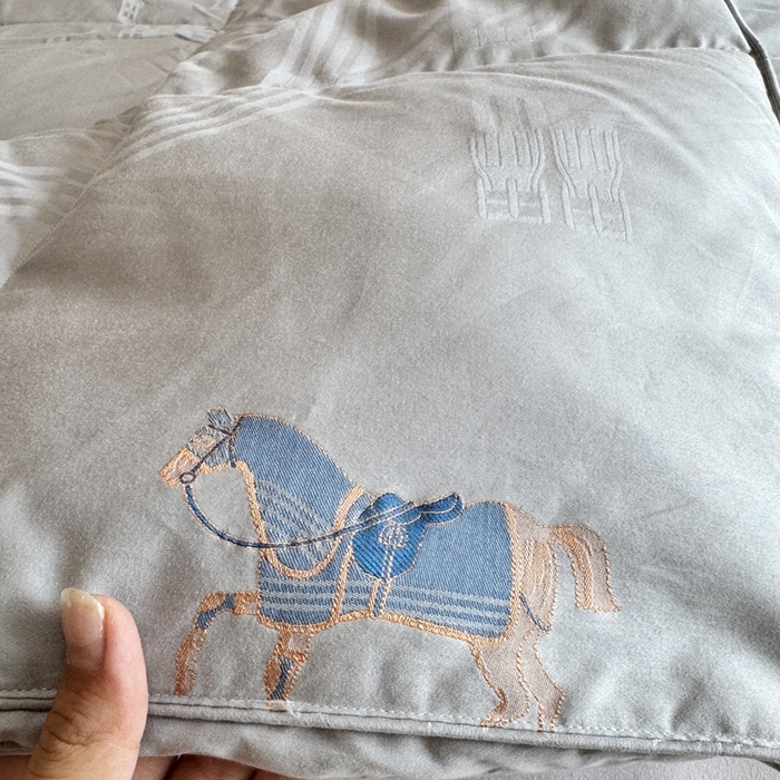 91家纺网 家纺一手货源 找家纺 （总）静若居羽绒被壳 2025新款全棉双层静音羽绒被壳自充绒羽绒被壳-马到成功