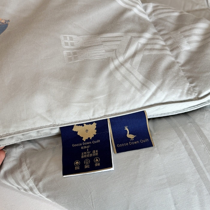 91家纺网 家纺一手货源 找家纺 （总）静若居羽绒被壳 2025新款全棉双层静音羽绒被壳自充绒羽绒被壳-马到成功