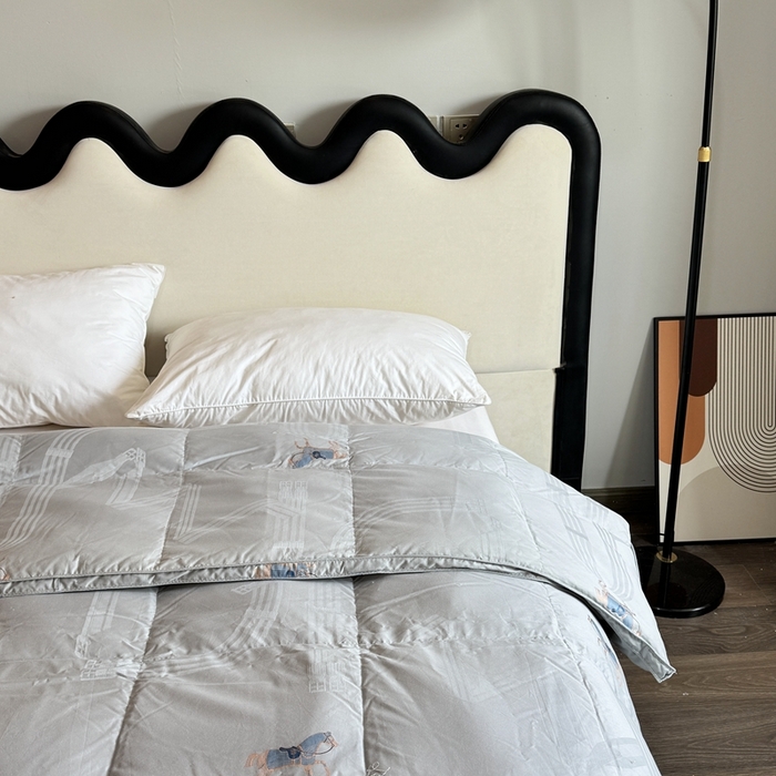 91家纺网 家纺一手货源 找家纺 （总）静若居羽绒被壳 2025新款全棉双层静音羽绒被壳自充绒羽绒被壳-马到成功