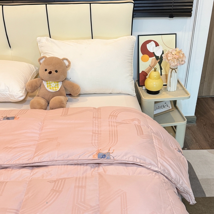 91家纺网 家纺一手货源 找家纺 静若居羽绒被壳 2025新款全棉双层静音羽绒被壳自充绒羽绒被壳-马到成功 马到成功-豆沙