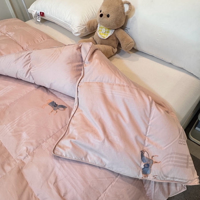 91家纺网 家纺一手货源 找家纺 静若居羽绒被壳 2025新款全棉双层静音羽绒被壳自充绒羽绒被壳-马到成功 马到成功-豆沙