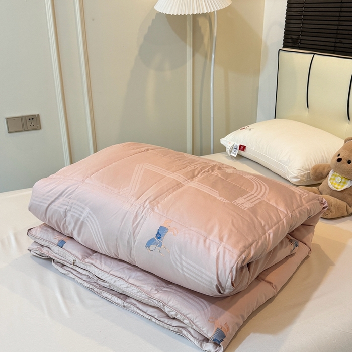 91家纺网 家纺一手货源 找家纺 静若居羽绒被壳 2025新款全棉双层静音羽绒被壳自充绒羽绒被壳-马到成功 马到成功-豆沙