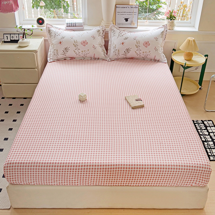 91家纺网 家纺一手货源 找家纺 依庭2025新款12868全棉纯棉单床笠单品床笠床笠单件 漫步花香