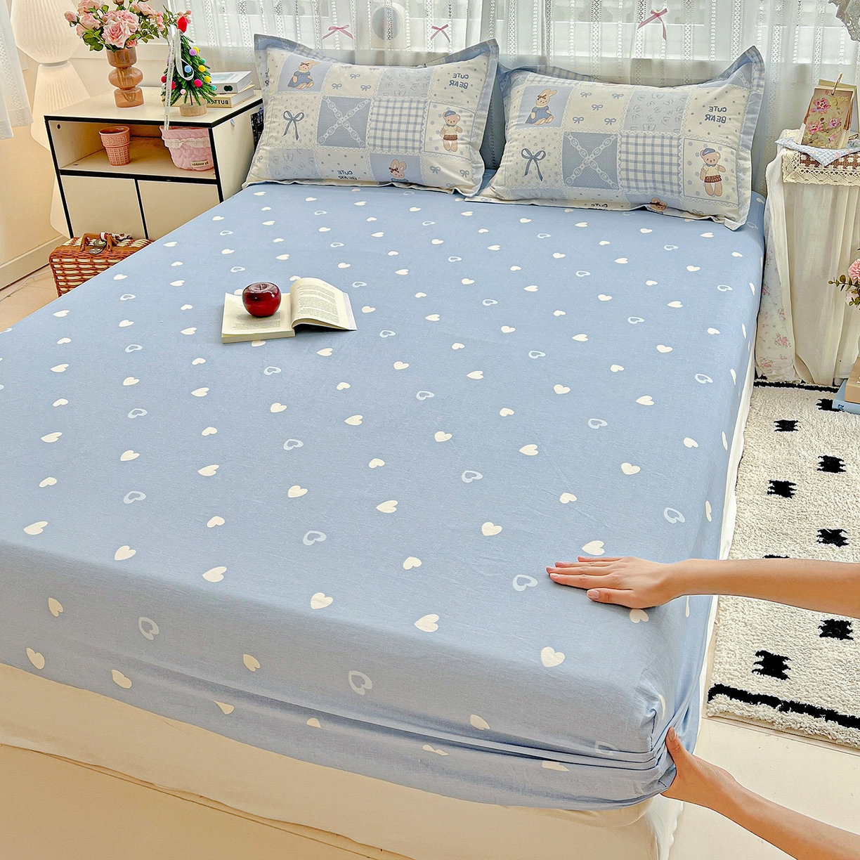 91家纺网 家纺一手货源 找家纺 （总）依庭2025新款12868全棉纯棉单床笠单品床笠床笠单件