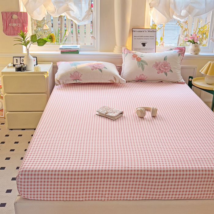 91家纺网 家纺一手货源 找家纺 依庭2025新款12868全棉纯棉单床笠单品床笠床笠单件 抒情花季