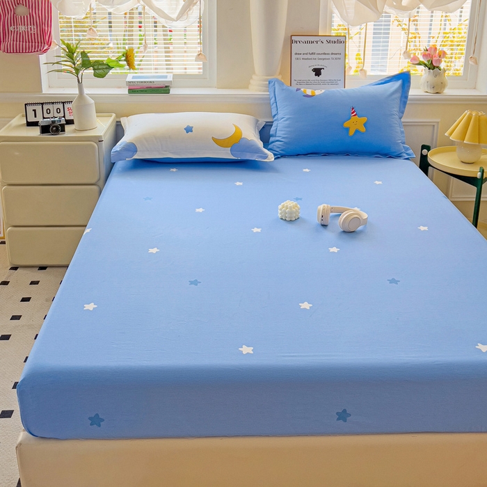 91家纺网 家纺一手货源 找家纺 依庭2025新款12868全棉纯棉单床笠单品床笠床笠单件 水上乐园