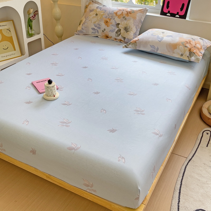 91家纺网 家纺一手货源 找家纺 依庭2025新款12868全棉纯棉单床笠单品床笠床笠单件 湘梦