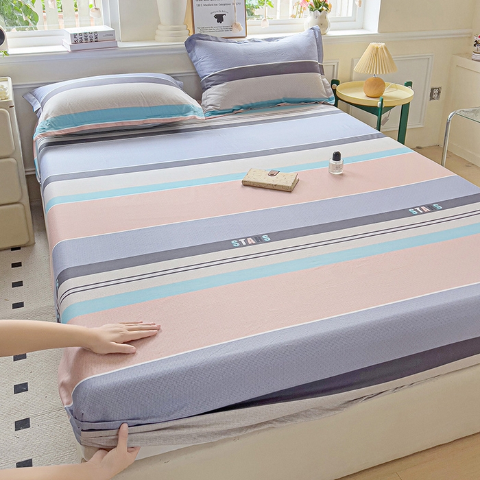 91家纺网 家纺一手货源 找家纺 依庭2025新款12868全棉纯棉单床笠单品床笠床笠单件 星空-玉