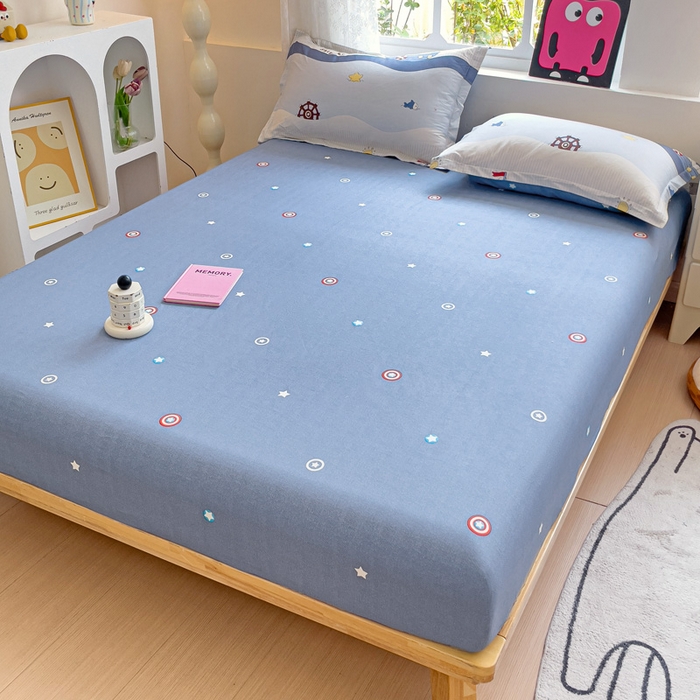 91家纺网 家纺一手货源 找家纺 依庭2025新款12868全棉纯棉单床笠单品床笠床笠单件 星夜号