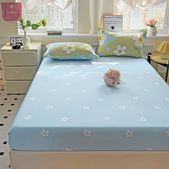 91家纺网 家纺一手货源 找家纺 依庭2025新款12868全棉纯棉单床笠单品床笠床笠单件 雅秀