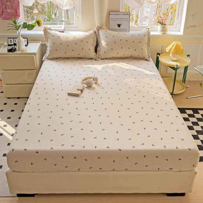 依庭2025新款12868全棉纯棉单床笠单品床笠床笠单件 樱姿