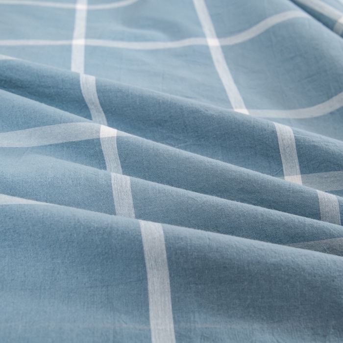 91家纺网 家纺一手货源 找家纺 （总）斯尔顿 直播爆款2025新款B类全棉色织水洗棉三件套床垫套拉链款床笠款