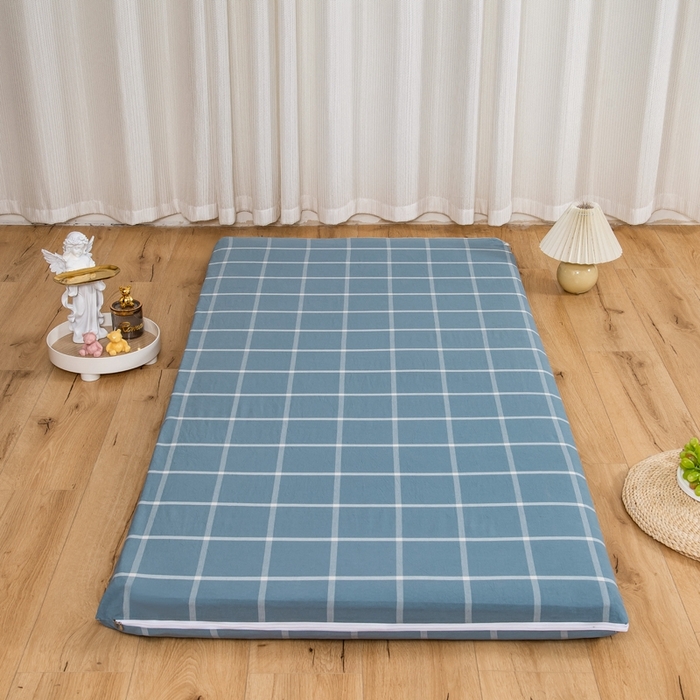 91家纺网 家纺一手货源 找家纺 （总）斯尔顿 直播爆款2025新款B类全棉色织水洗棉三件套床垫套拉链款床笠款